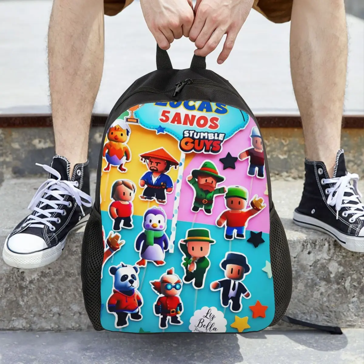 

Рюкзак Stumble Cartoon Guys для мужчин и женщин, крутой студенческий рюкзак для пешего туризма, путешествий, рюкзак для ноутбука, компьютера, холщовые сумки на открытом воздухе
