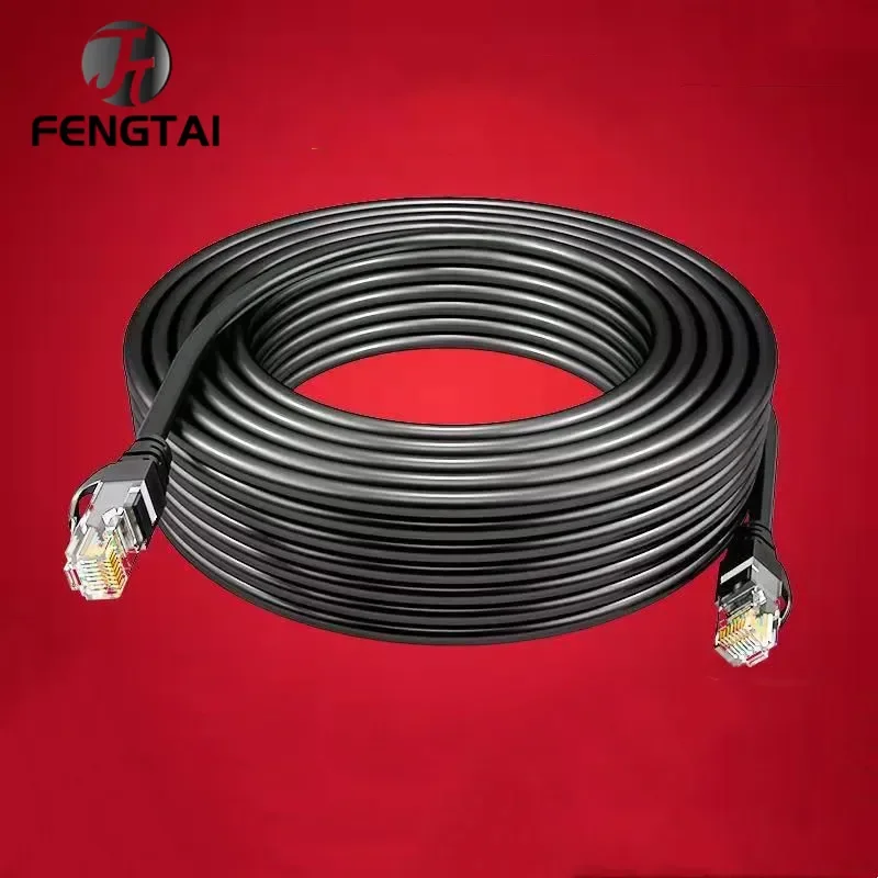 FT Cable Ethernet Cat 6 Ethernet Cable 1000M Network Cat6 High Speed Weatherproof Cable Internet LAN Patch Cord For Computer