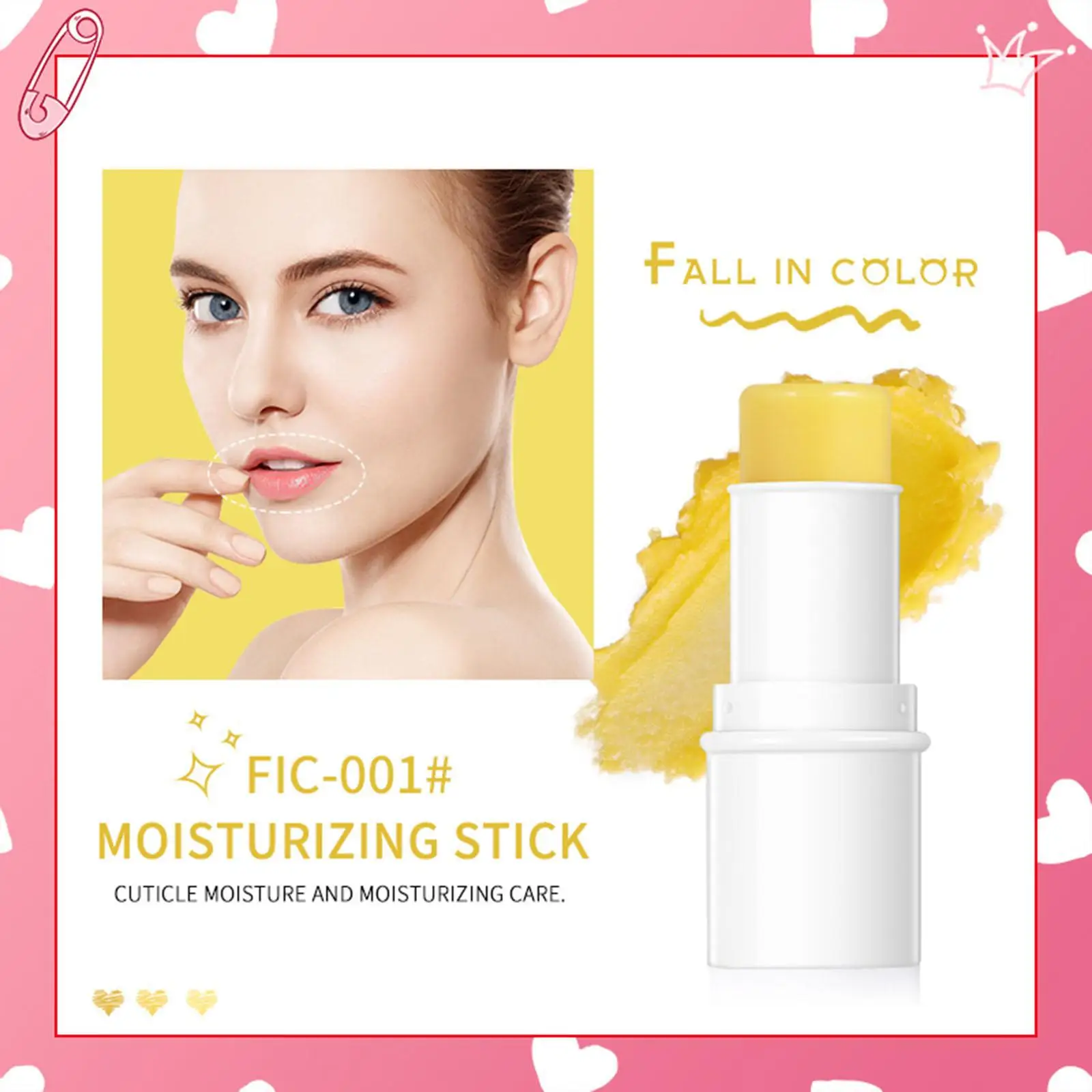Makeup Multi-Use Stick Brighten Moisturizer for Lips Waterproof Longwear