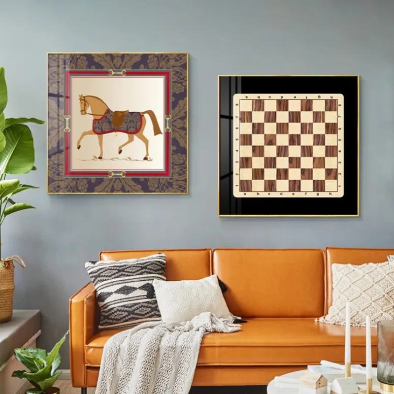 

Hot Sale Various Styles Glass Cover Murals Wall Decoration Art