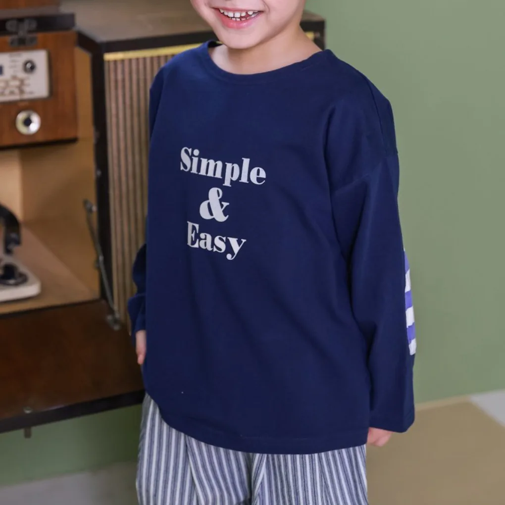 

2025 Autumn New Children Letter Print T Shirts Long Sleeve Boys Girls Casual Tops Fashion Kids Cotton Tee Baby Clothes