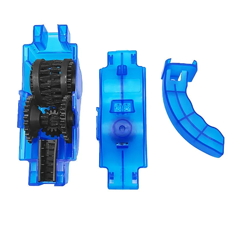 JUSTINLAU 4-in-1 Bicycle Chain Cleaner Kit, Maintenance Tool Set With Brushes For Mountain Bike Road Bike Motorcycle