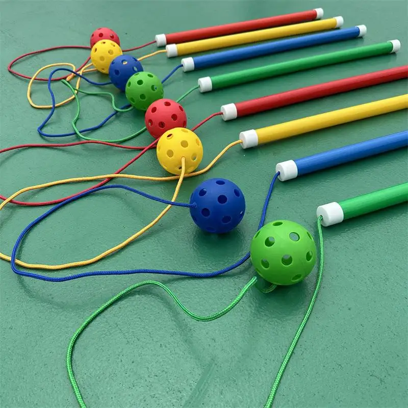 ของเล่นบอลกระโดดกลางแจ้ง ไม้ตีบอลเด้ง บอลเด้งสำหรับเด็กเล็ก ฝึกพัฒนาการทางประสาทสัมผัส เกมสำหรับเด็กอนุบาล