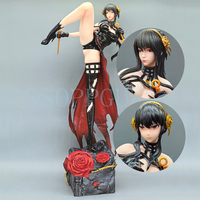 Spy x Family Figure Yor 37cm Anime Girl PVC Action Figure Toy Anya GK 2 Heads Game Statue Adult Collection Model Doll Gift