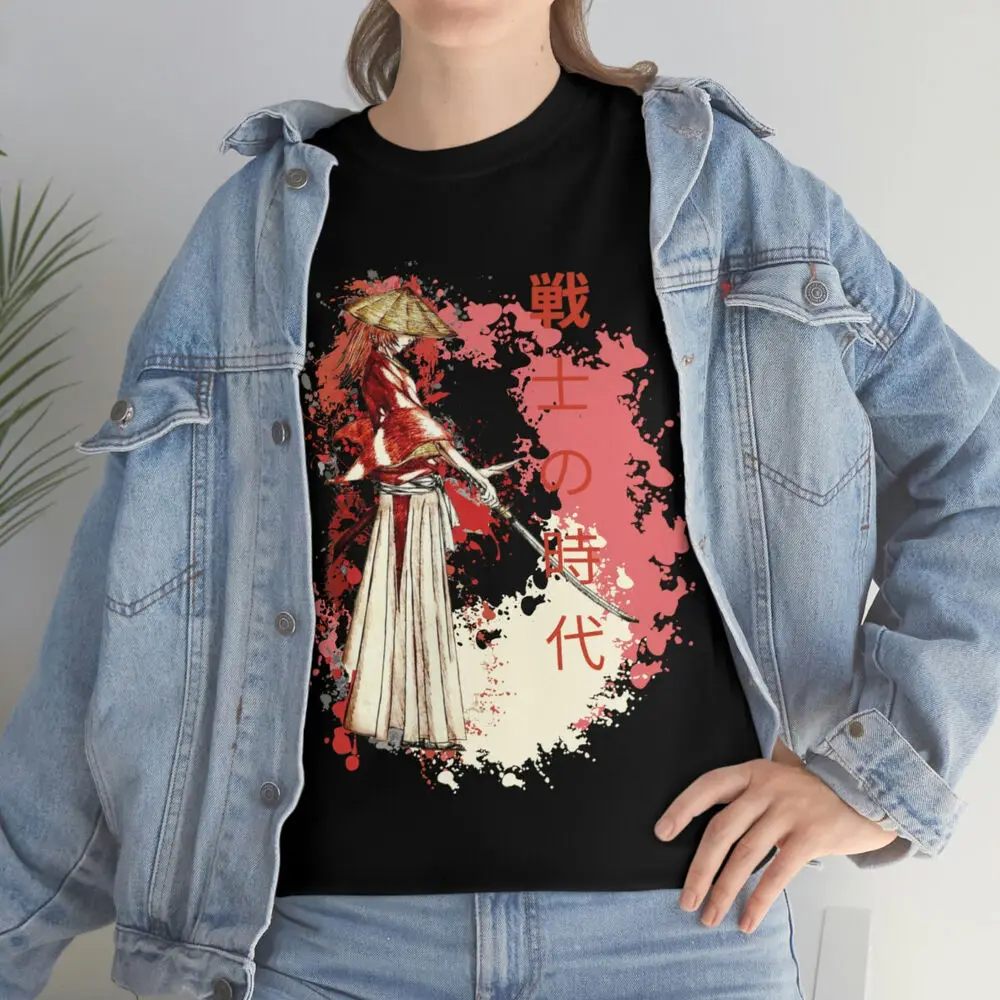 Samurai X T Shirt Fashion All Sizes Manga Japan Shirt Rouroni Kenshin Cosplay