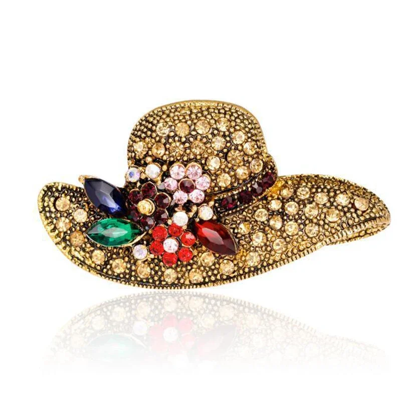 1Pc Exquisite Straw Hat Pin for Men Women Chic Hat Brooches Pins Trendy Accessories Birthday Party Gift Couple Items 2026