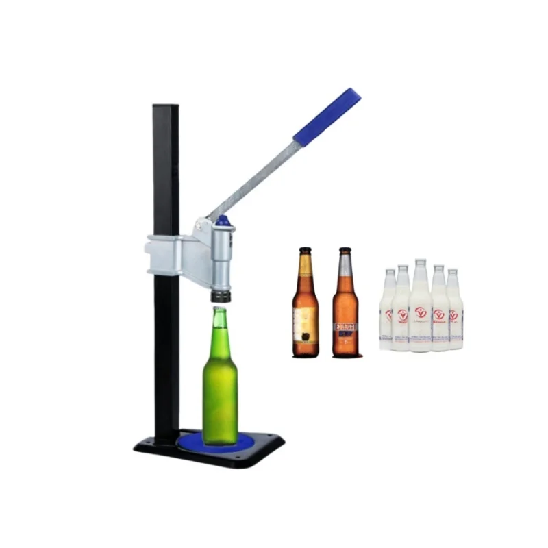 Ручная машина для укупорки пива, машина для укупорки стеклянных бутылок для безалкогольных напитков Brewer для использования в ресторане, герметик для крышек бутылок