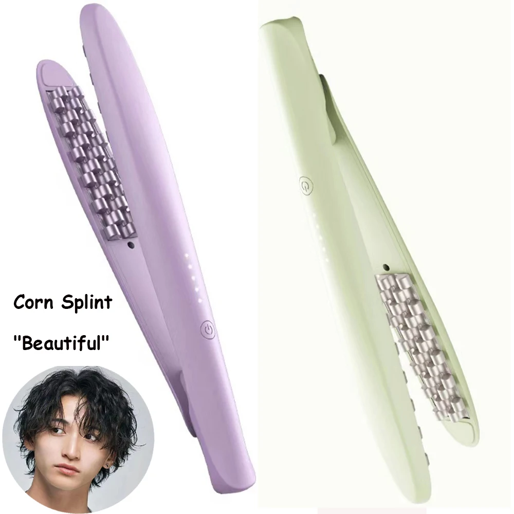 

Плойка для волос, пушистые электрические бигуди, шина, накладка, зажим для корней, круглый зуб, кукуруза, инструмент для завивки волос