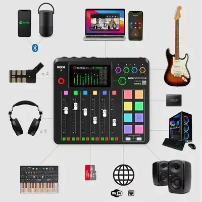 

Hot Sale Rode Caster Pro II Professional Mixer Multi Channel External Sound Card Live Song Recording Mixer Sound Console
