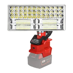 40W 4200LM Led Working Light 9 Inches for Milwaukee M18 18V Li-ion Battery Emergency Light