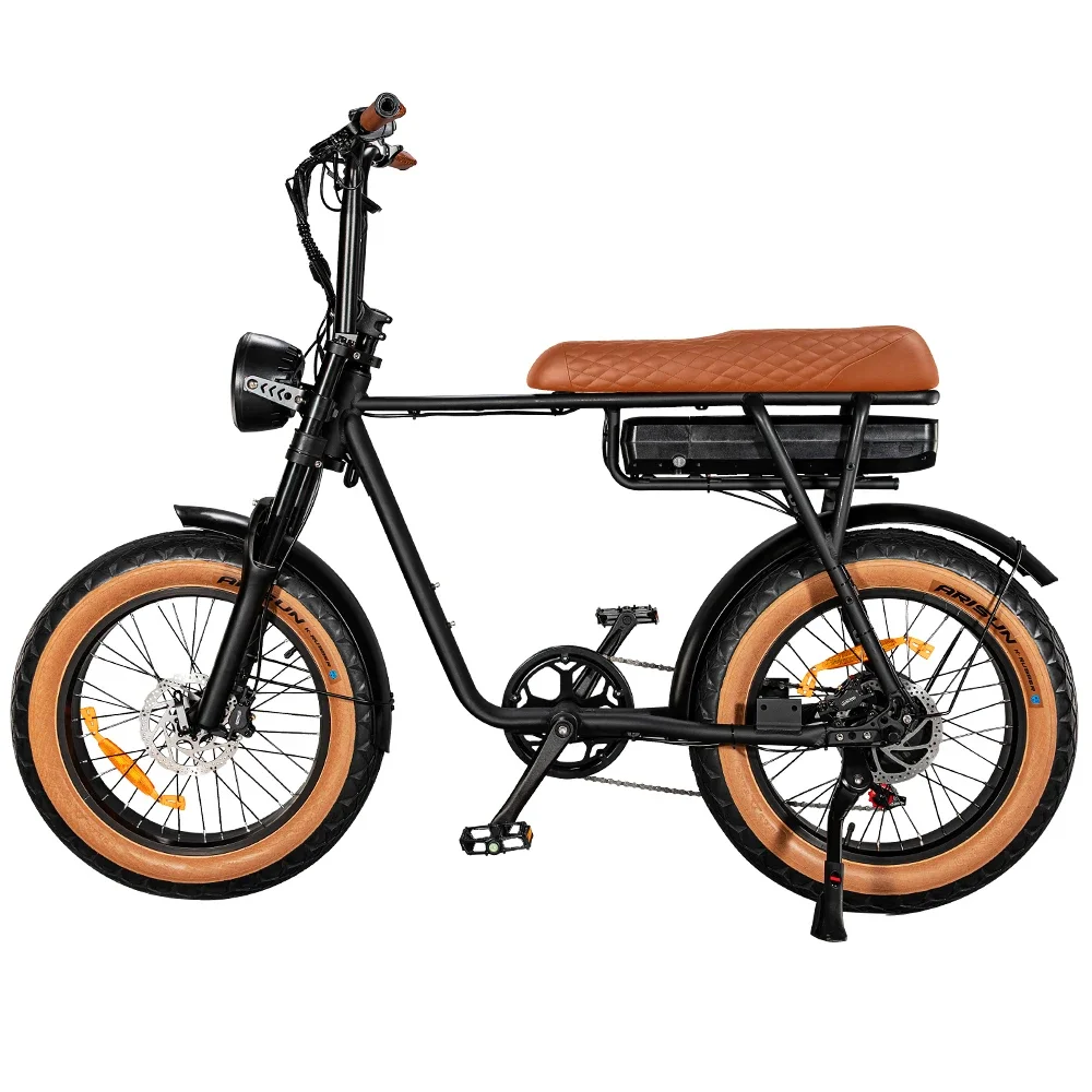 7Go EB4 EB2 NL  Regulation  Eu warehouse Electric Bike  20inch  Tire E-bike 750w  Bicycle 45km/h Top speed Adult Fatbike