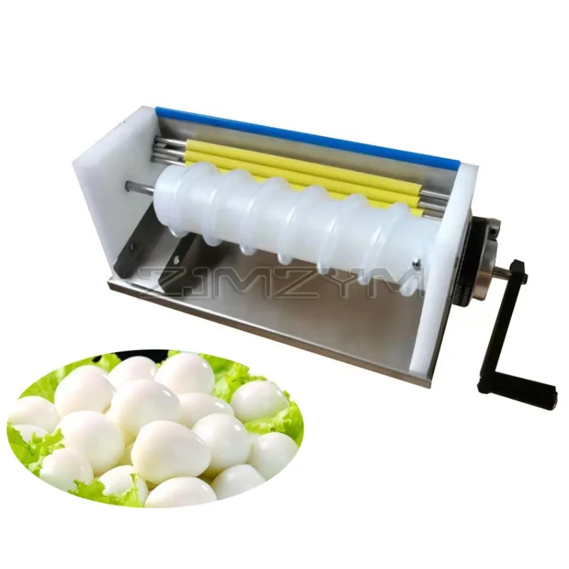 New Hand-cranked Egg Huller Manual Household Portable Hand Roll Quail Egg Peeler Manual Birds Egg Peeler Sheller 410*150*150mm