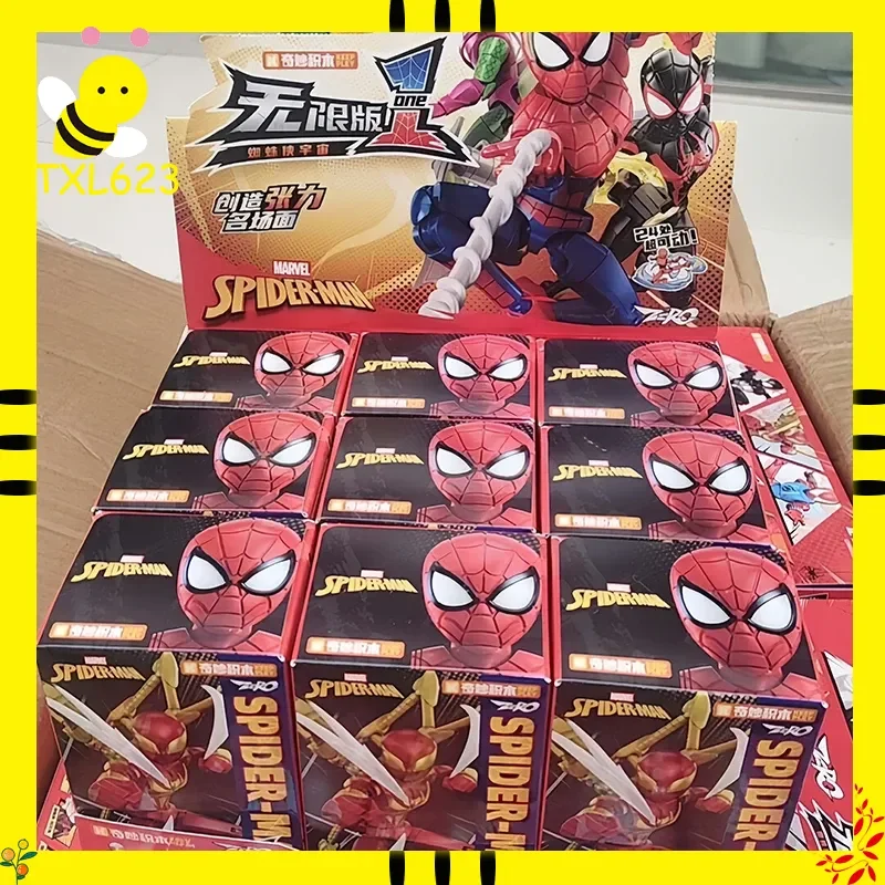 

Фигурка Keeppley Spider-Man Venom - Infinity Edition, передвижная собранная игрушка 1-й волны, слепая коробка, Рождественский подарок