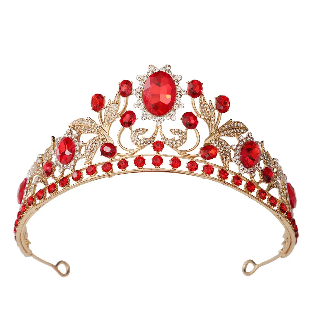 Corona nupcial europea para vestido de novia, nueva corona para fiesta, cumpleaños, actuación, carnaval, accesorios para el cabello