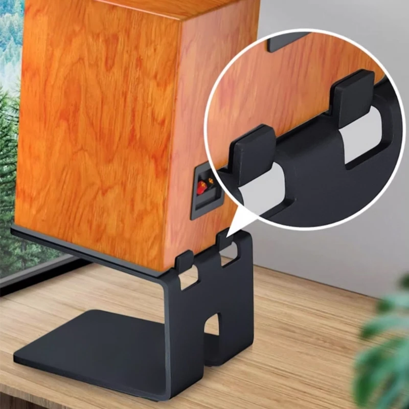 

1 шт., настольные подставки для динамиков для книжной полки, компьютерные колонки, принадлежности для настройки стола, базовый кронштейн для аудиодинамика, амортизация