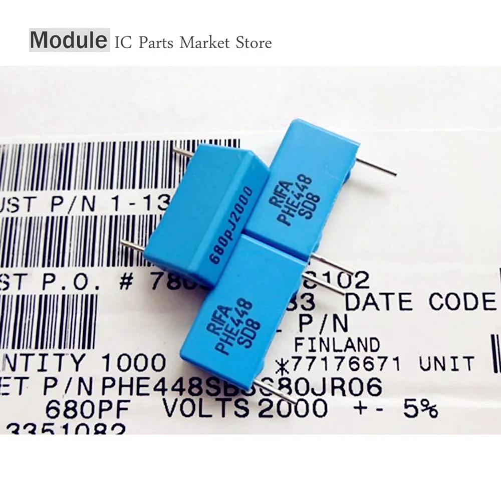 

50PCS/LOT PHE448 680P N68 680PF 2000V 681/2000V P15mm