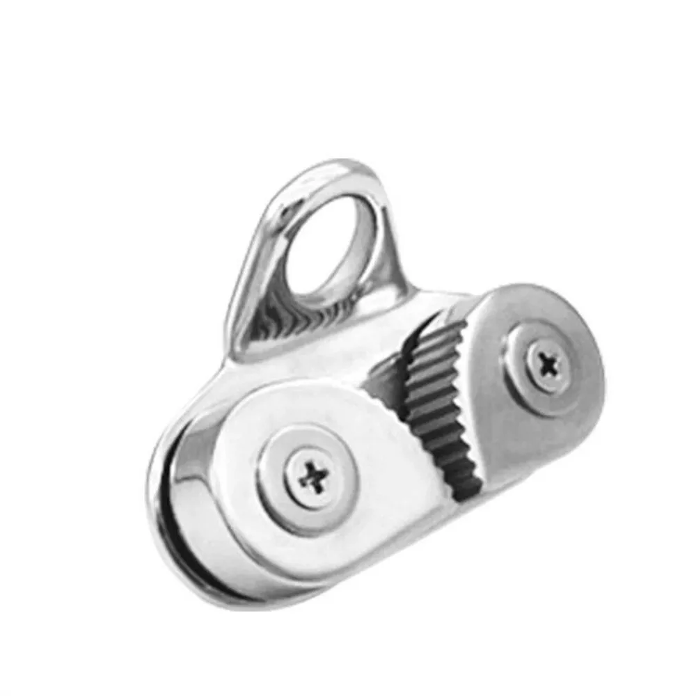 For Boat Cam Cleat Strong Bearing 316 Stainless Steel Rope Clamp Cleats Sea Boats Sailing Accessories Hardware Dinghy