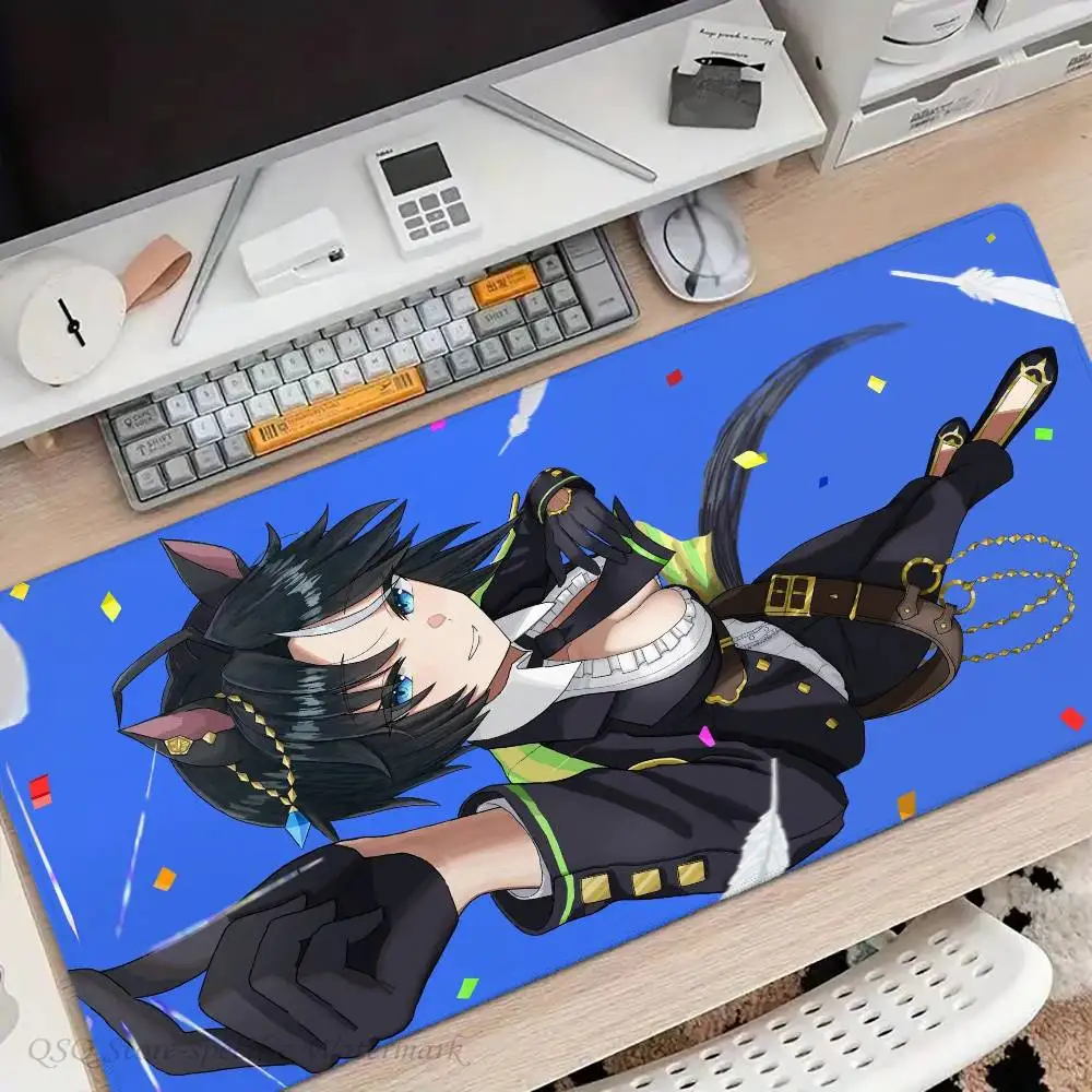Fuji Kiseki Uma Musume Mousepad Non-slip Suitable For Office Computers Laptops E-sports Game Desk Mats XXL Keyboard