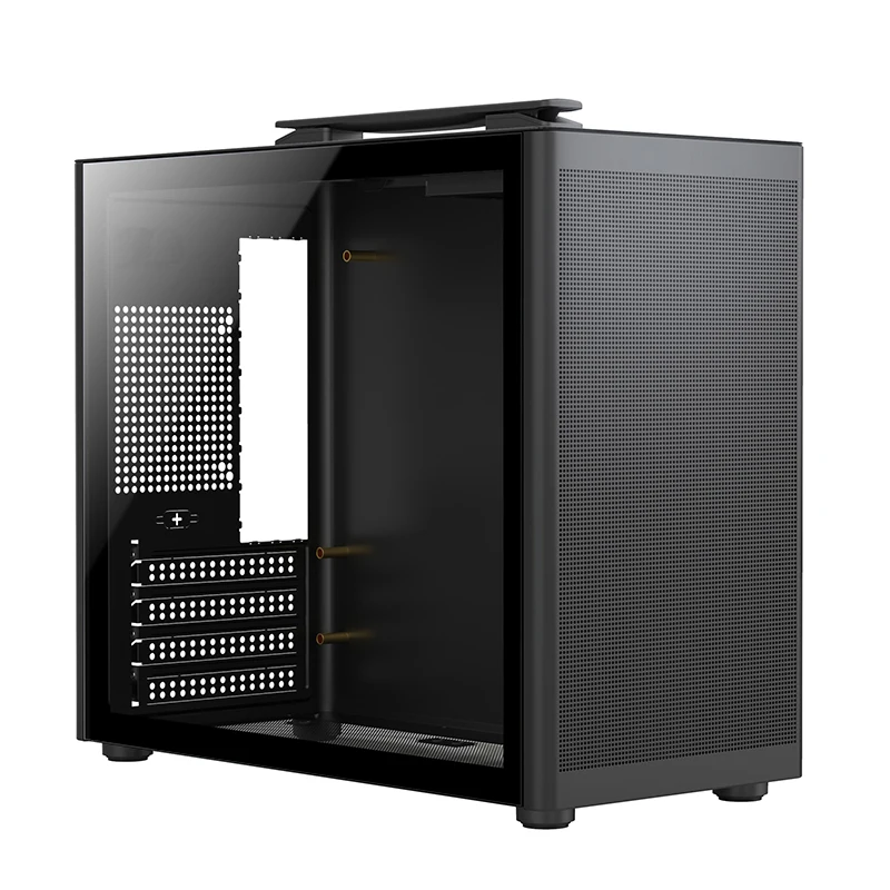 เคสคอมพิวเตอร์ Question M5 Ultra MATX รองรับเมนบอร์ด ITX พาวเวอร์ซัพพลายแบบ ATX รองรับ U3 สำหรับเดสก์ท็อป พกพาสะดวก ด้านข้างโปร่งใส ขนาดมินิ