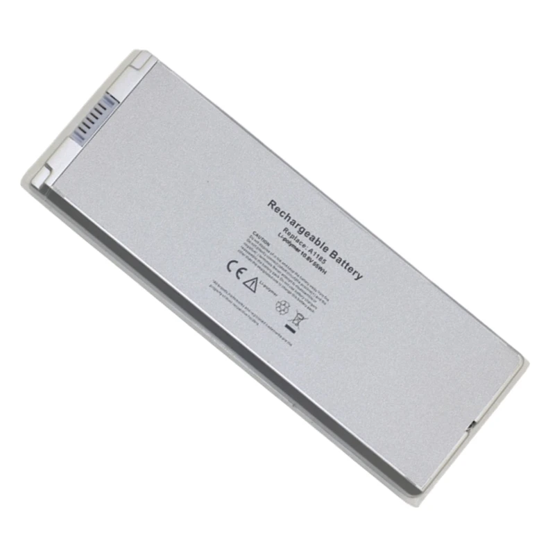 Replacement Laptop Battery A1185 10.8V 5200mAh for Apple Macbook 13