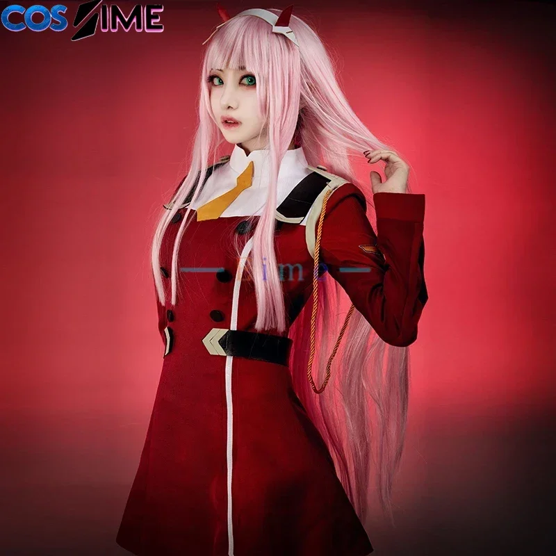 

Zero Two Cosplay Costume - DARLING in the FRANXX Anime Halloween Carnival KOKORO Uniforms Custom Made