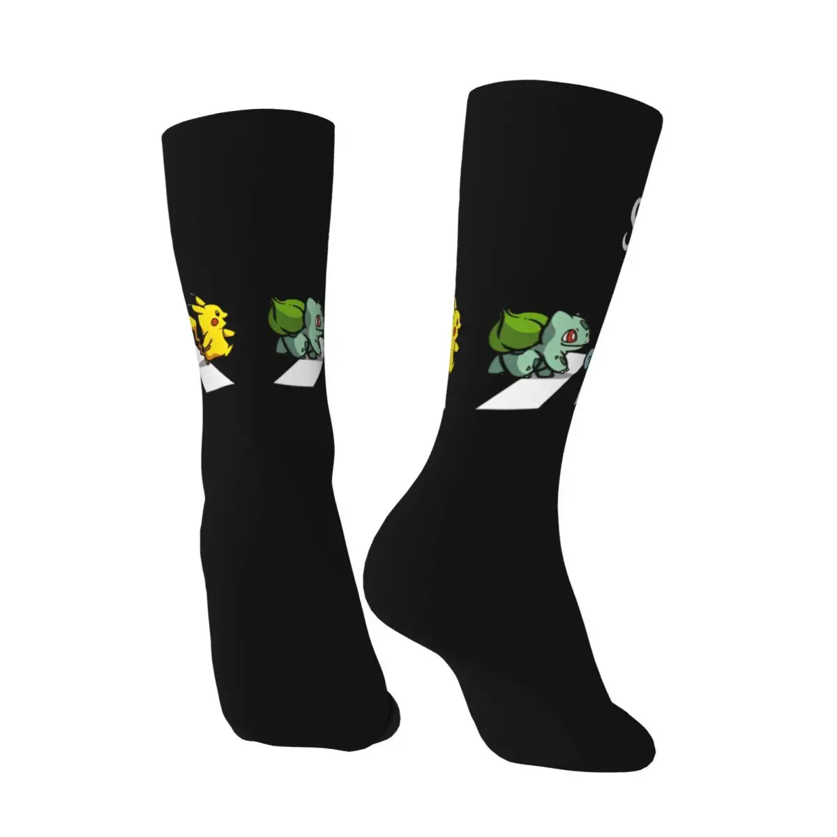 Pokemon MINISO Socks Autumn Stockings Elegant Unisex Men Breathable Socks Design Cycling Non Skid Socks