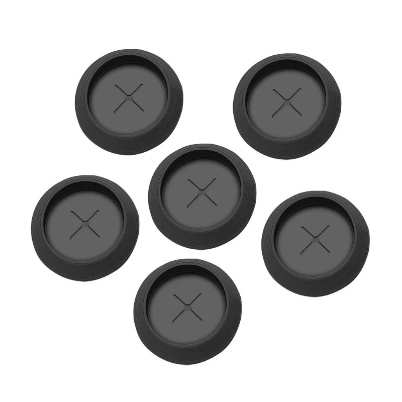 3/6pcs Rubber Probe Grommet Replacement Black Temp Probe Grommet BBQ Grills Grommet Barbecue Accessories Drop Shipping