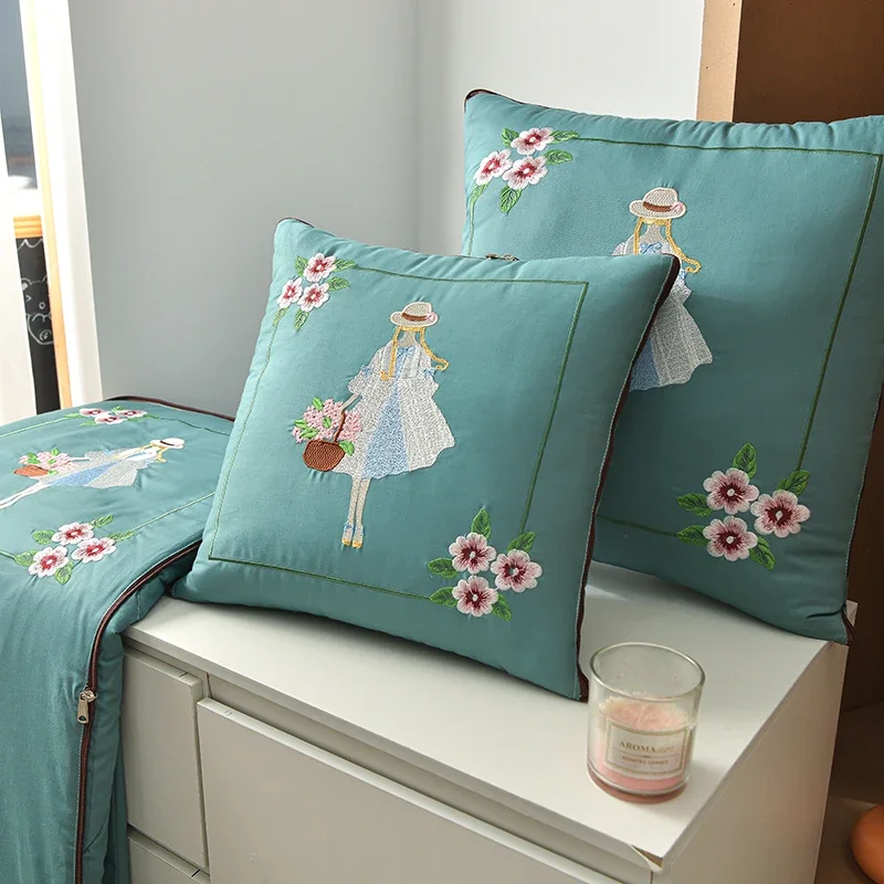 Pillow quilt, dual-use, light luxury, two-in-one, car, cushion