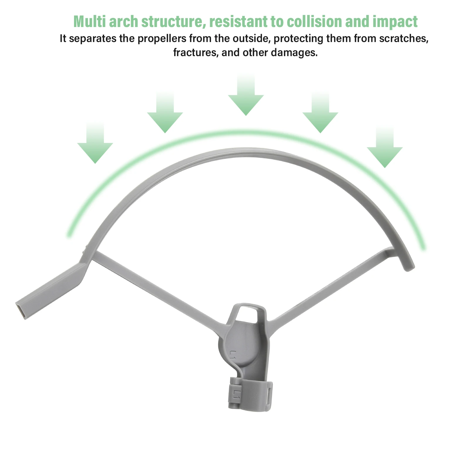 ZuruKin Propeller Guard for DJI Mini 5 Pro Drone Lightweight Anti-Collision Blade Protector High Toughness Safety Shield
