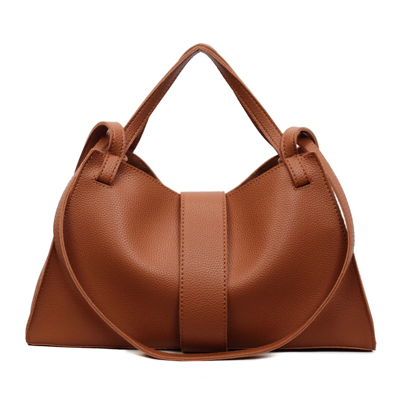 

Высококачественные женские сумки из искусственной кожи, сумка на плечо, новые модные женские однотонные сумки-тоут, повседневные женские большие сумки-мессенджеры для покупок