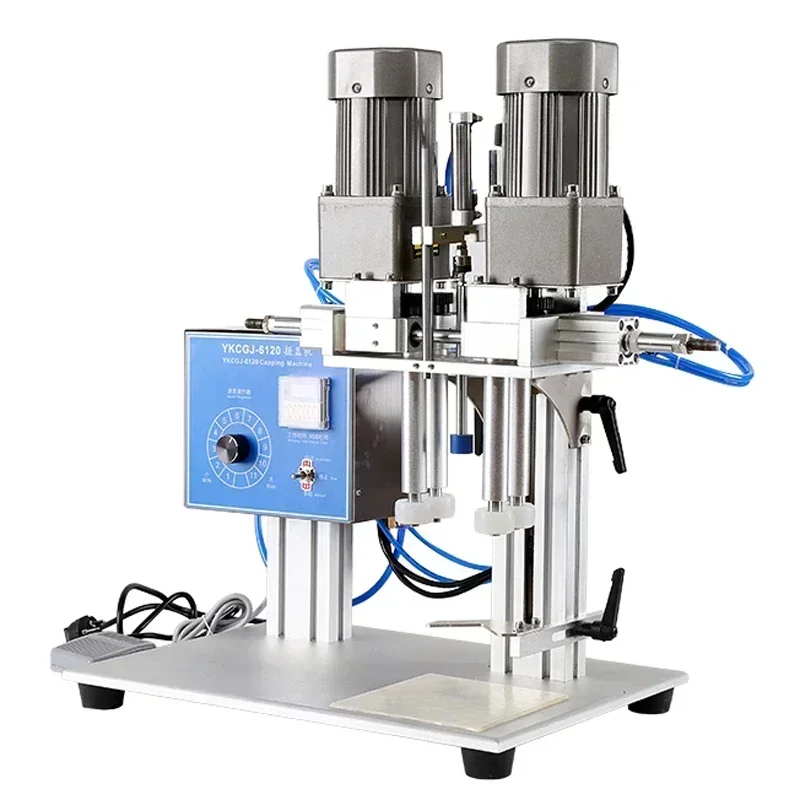 

Duckbill capping machine Pneumatic automatic Cosmetic capping machine Spray bottle capping machine 50-90MM