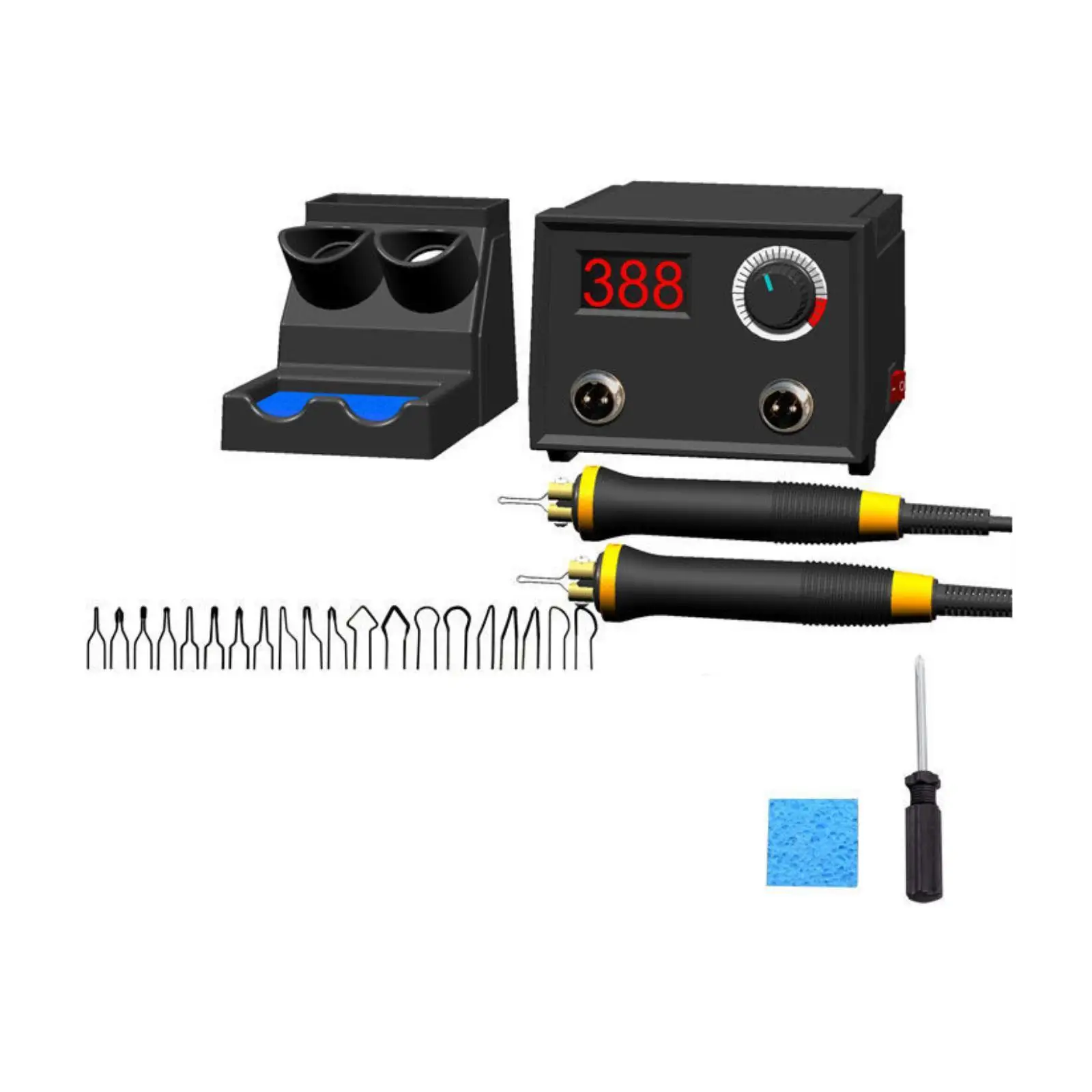 Kit de combustion du bois polyvalent, outil pour le gaufrage, la réparation, le soudage