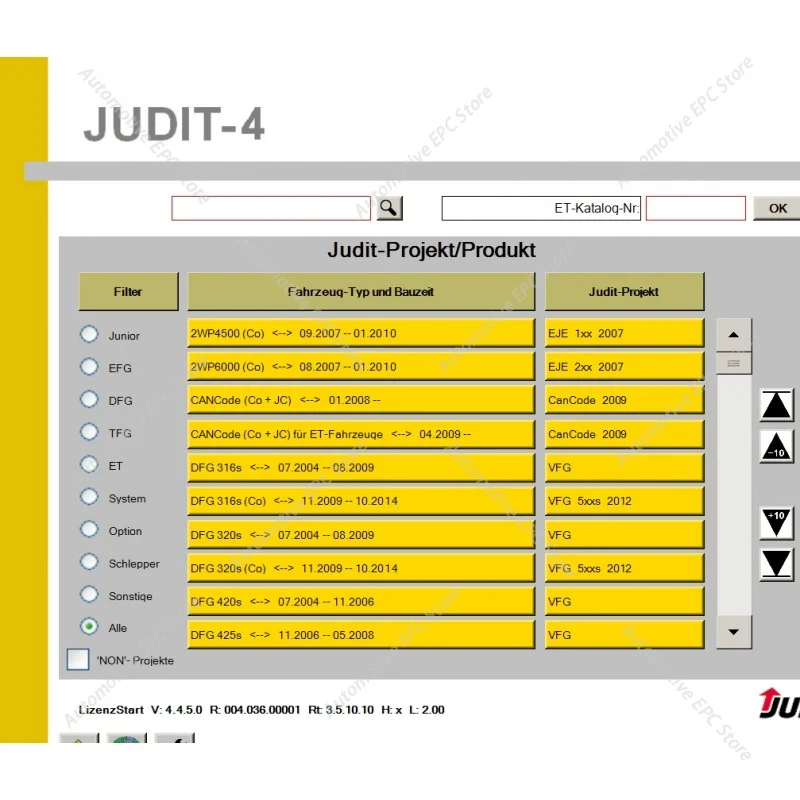 

Диагностическое программное обеспечение V4.36 008 08.2022 для вилочных погрузчиков Jungheinrich JETI Judit