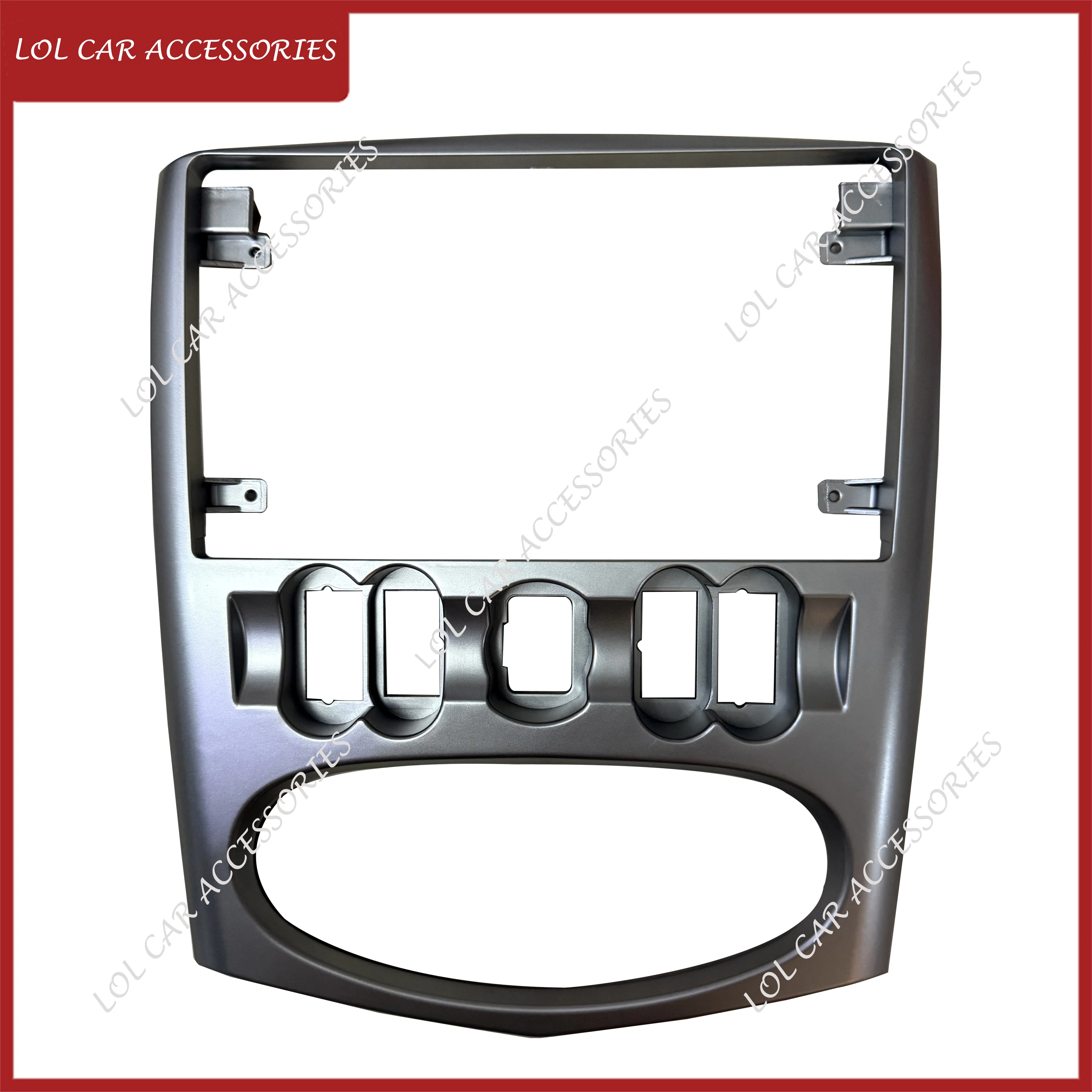 9 Inch Car Radio Fascia Frame For Renault Logan Sandero 1.6 2008-2012 GPS MP5 Stereo Android Player 2Din Head Unit Panel Cover