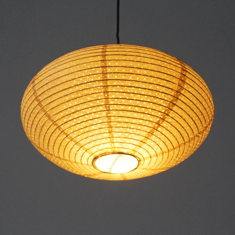 European Style Non-rice Paper Lampshade Dining Room Pendant Lights White Paper Art Lamps for Living Room Bedroom Openwork Lights