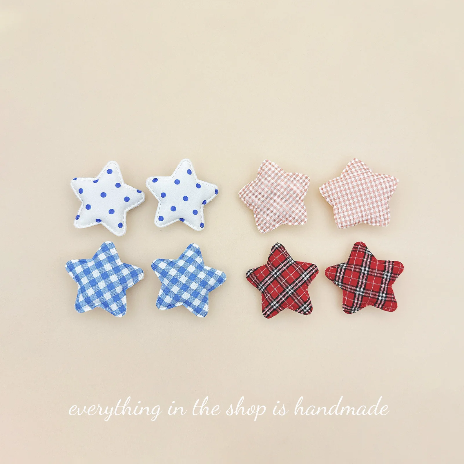 2pcs Toddlers, Stars, All-inclusive Cloth, Hairpin, Fabric, No Hair Damage, Baby Hairpin, Cute Baby Bangs, Hairpin, Headgear.