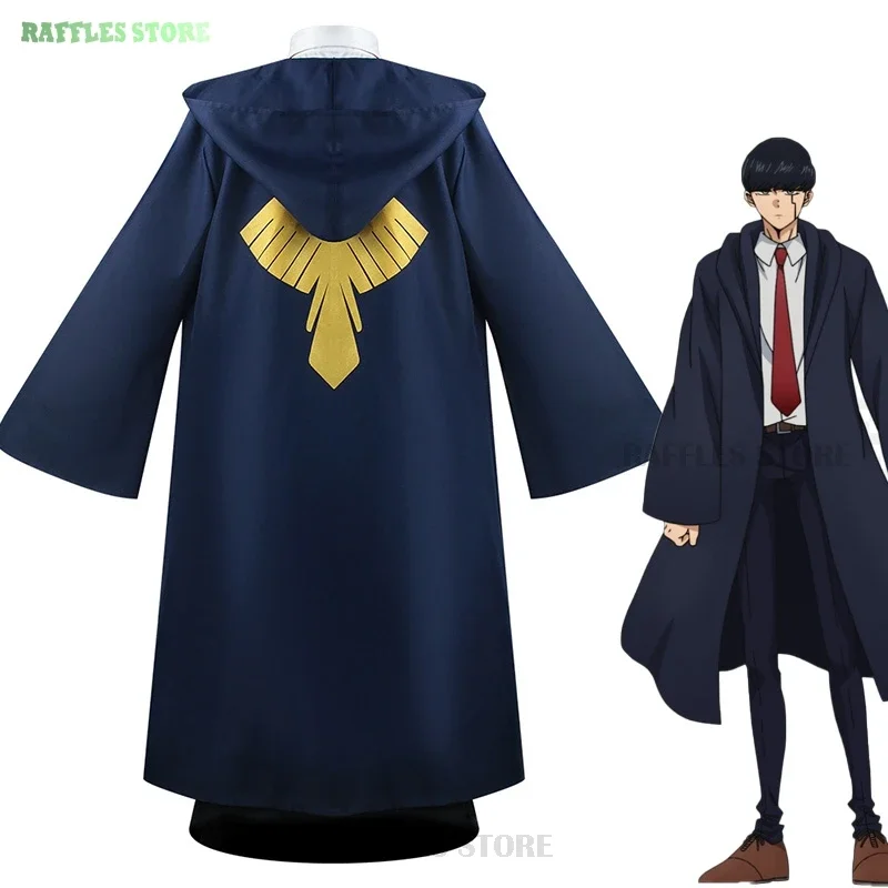 Anime Mashle Magic and Muscles Mashle Cosplay Costume Wig Lemon Irvine Jacket Lance Cosplay Magic School Uniforms Cloak Suit