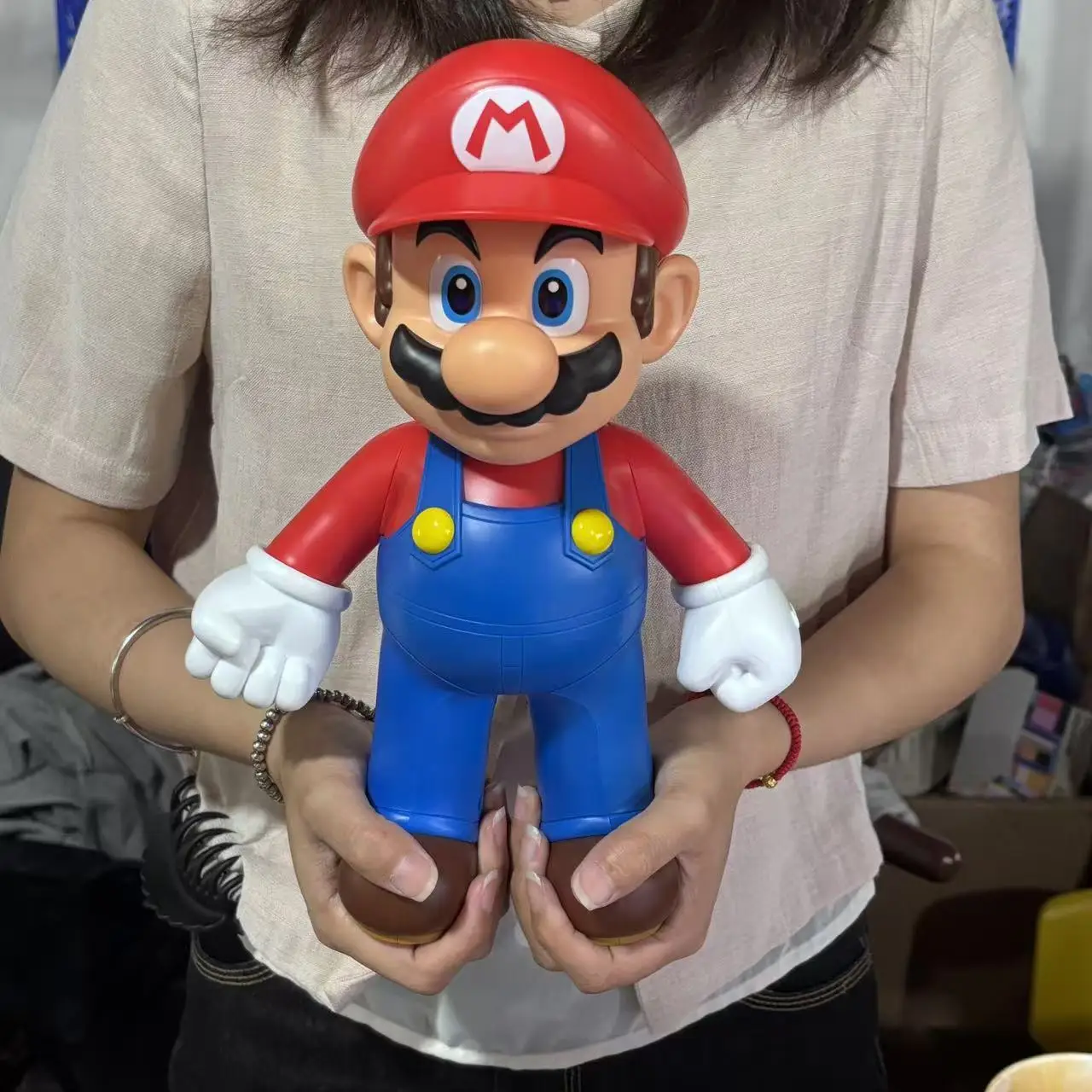 

Лимитированная распродажа, оригинальная супер Марио, 30 см, подвижная фигурка для рук и ног, модель игрушки для детей, подарок на Рождество и день рождения