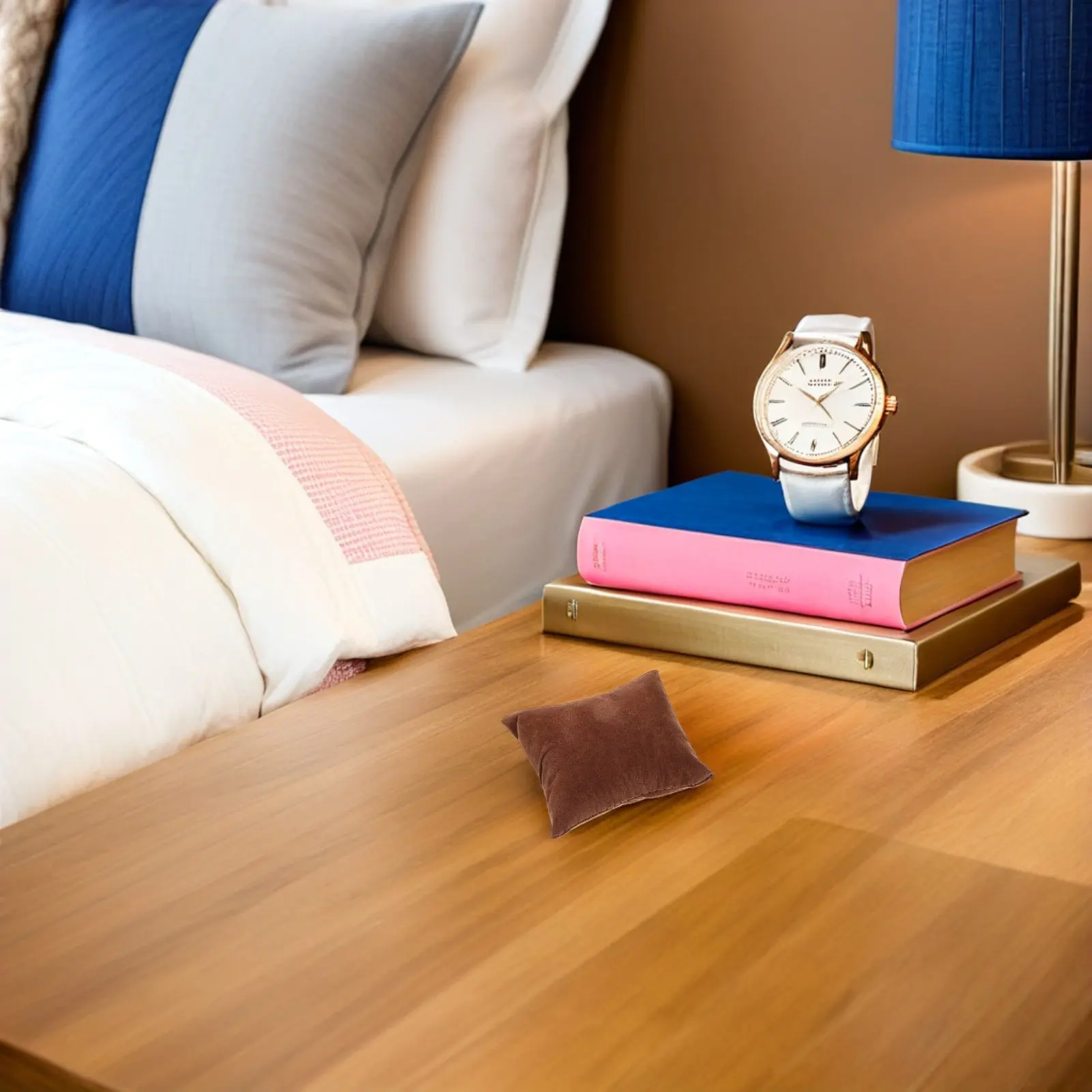 

30Pcs Brown Jewelry Organizer Pillows Small Watch Cushion Pillow Inserts for Display Boxes Bracelet Storage and Watch Case