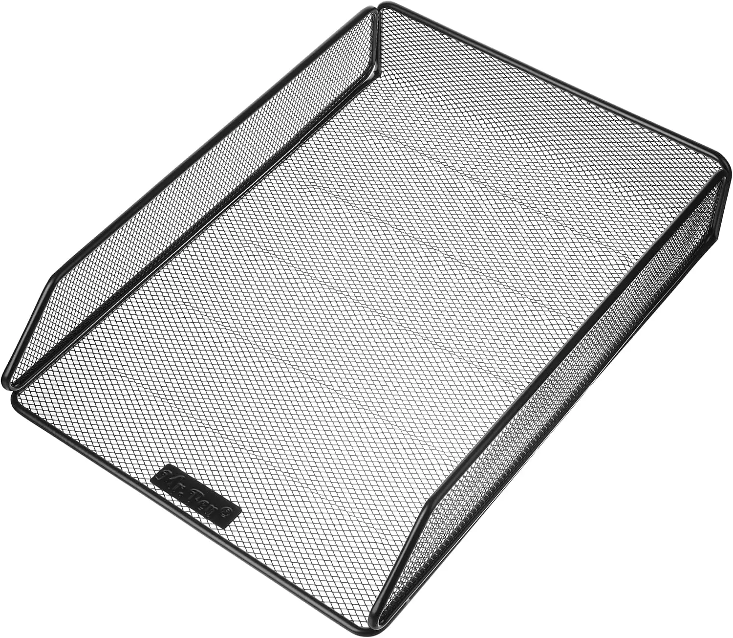 

Mesh Desk Organizer Single Tray - Letter Size File Holder for Paper Management