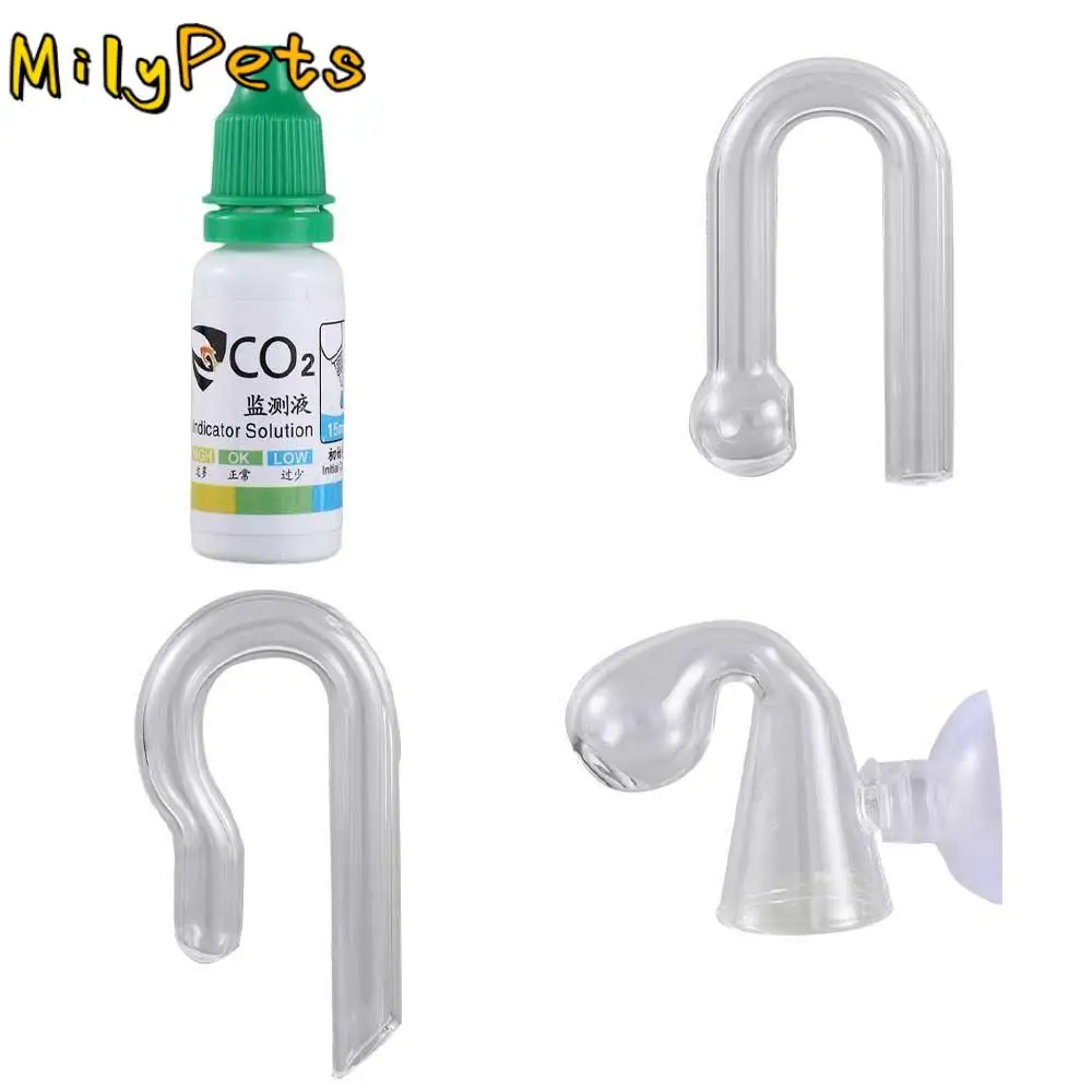 Term Aquarium PH Accessories CO2 Indicator For Aquatic Plants CO2 Monitor CO2 Diffuser Glass Drop Checker Indicator Monitor