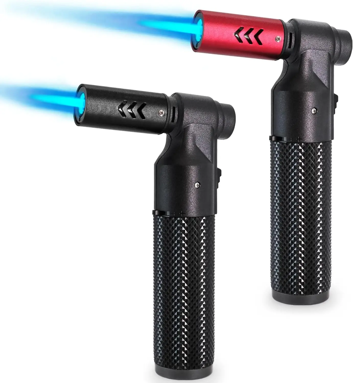 

2-Pack Butane Torch Lighter with Adjustable Jet Flame for Camping, Cooking, and DIY Projects