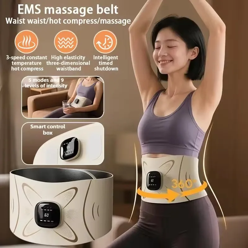 

Новый перезаряжаемый EMS-микротоковый пояс для похудения и коррекции фигуры, импульсный массажер для живота, прибор для снижения веса и улучшения состояния тела