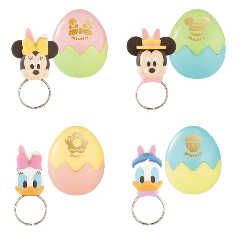 

Japanese Genuine Gacha Scale Model Character Ring Mickey Minnie Donald Duck Daisy Duck Ring Decoration Action Figure Toys