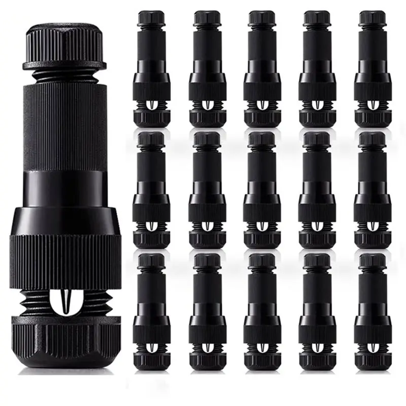 VELIF-16 Pack Low Voltage Fastlock Landscape Lighting Wire Connector Outdoor 12-14 Gauge Cable Connectors For Landscape Path