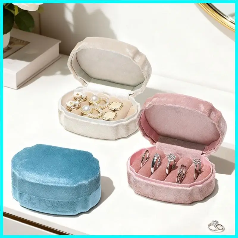 Jewelry Compact Earring Storage Box Ring Box Elegant Jewelry Storage Display Case For Gifting Accessory Display
