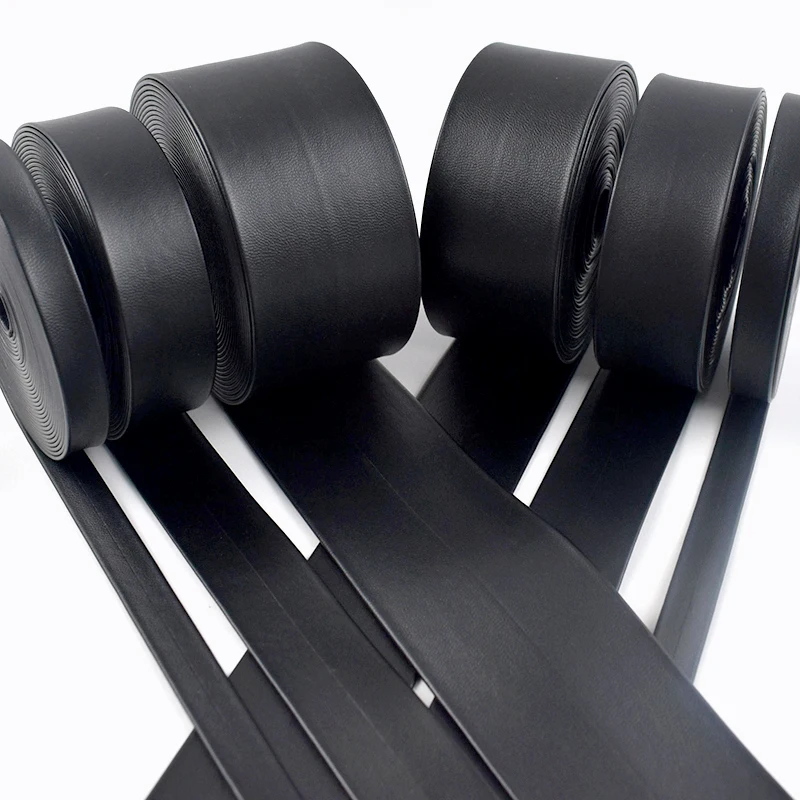 

5/10Meters 3-50mm Black PU Soft Leather Webbing for Bags Clothing Necklace Bracelet Decoration Rope Cord Ribbon DIY Accessories