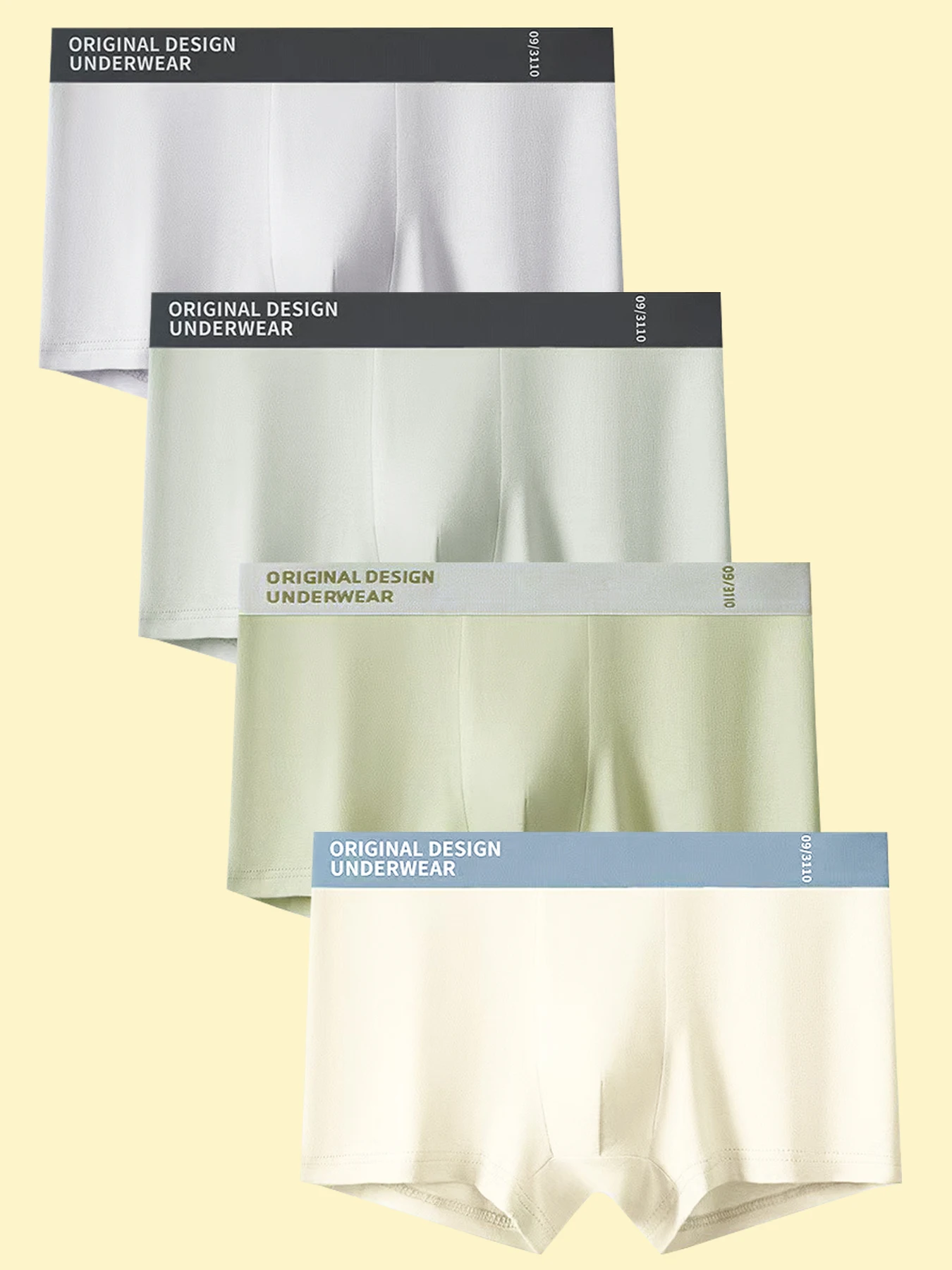 

4PCS New style men's underwear, youthful and energetic, suitable for all seasons, soft and comfortable men's briefs