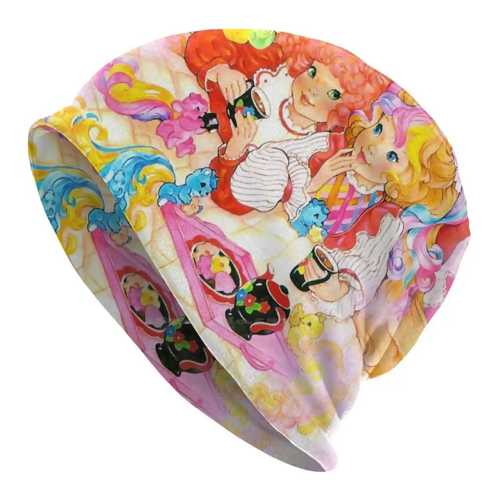 Женская трикотажная шапка «Best Friends Forever» в стиле ретро, 80 игрушек