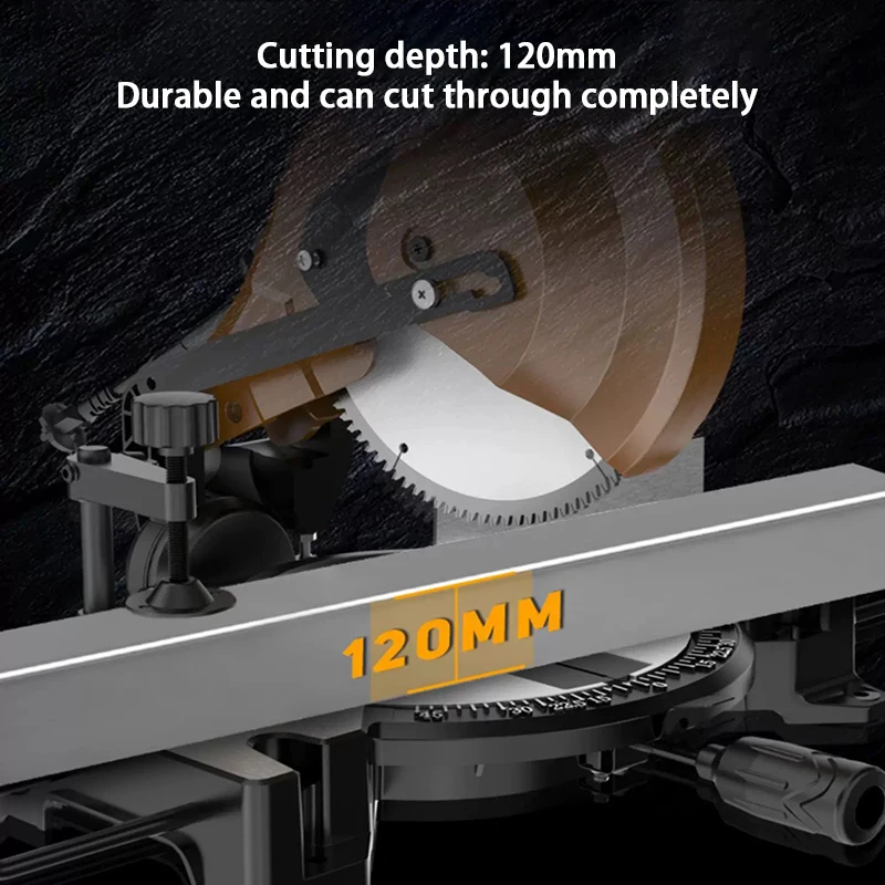 Multi-function 45 Degree Mini Miter Saw Chain Saw Electric Mini Circular Saw Benchtop Cutter DIY Hobby Woodworking Tools